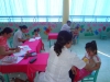 Trường MNTT Măng Non tổ chức khám sức khỏe định kỳ cho các bé