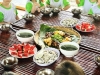 Bữa ăn "cây nhà lá vườn" của các con tại Mang Non Wonderleaf Garden